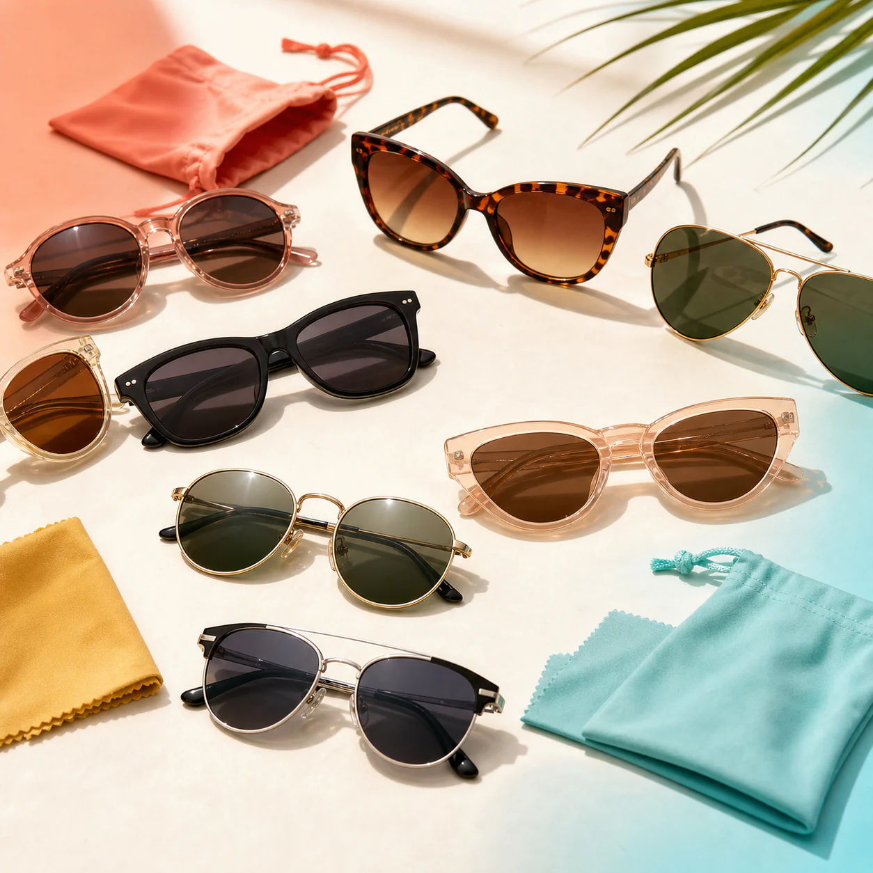 A selection of Dark Glasses Outlet sunglasses