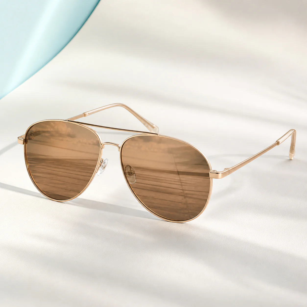 Boardwalk Pilot Sunglasses - Champagne