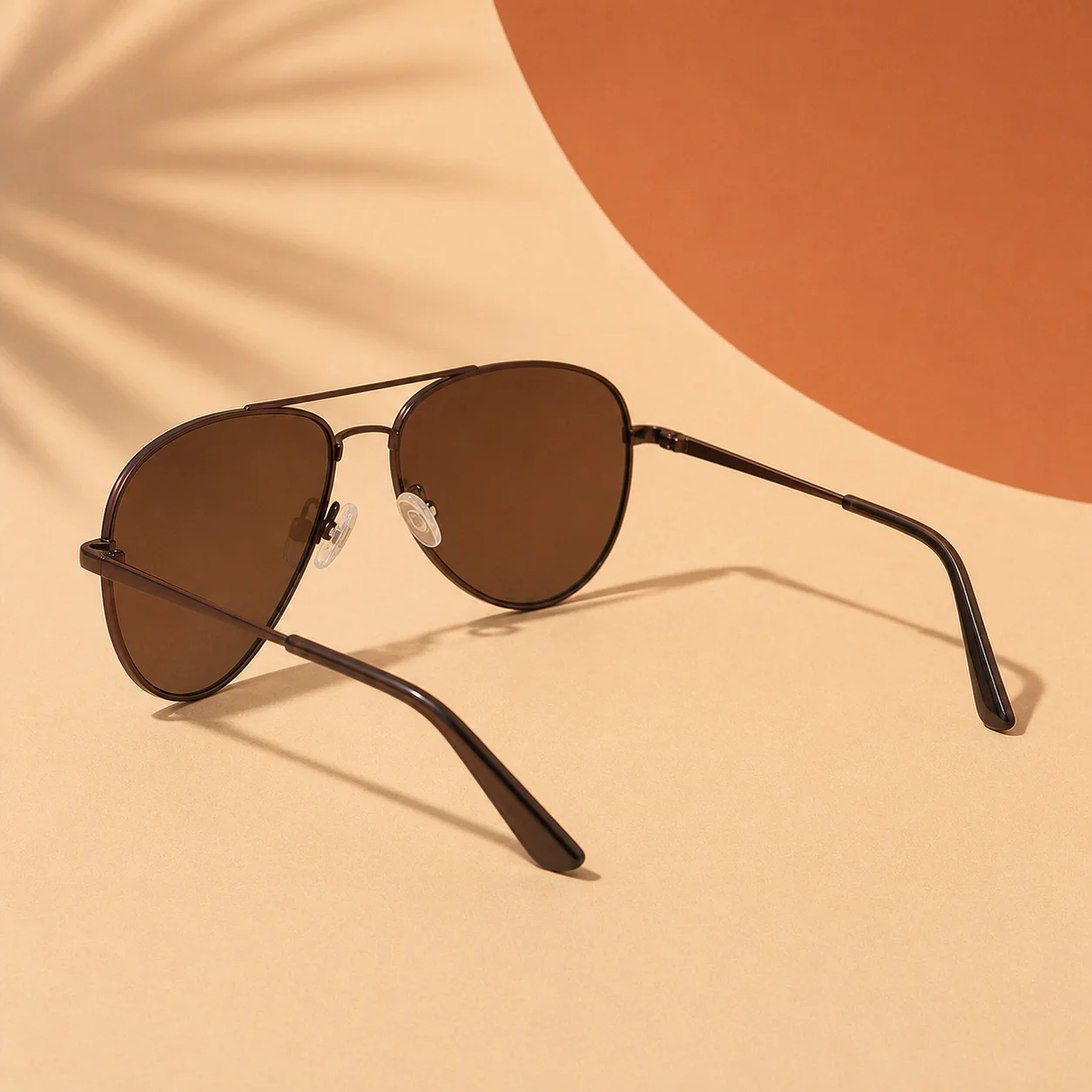 Nomad Pilot Sunglasses - Coffee third detail view