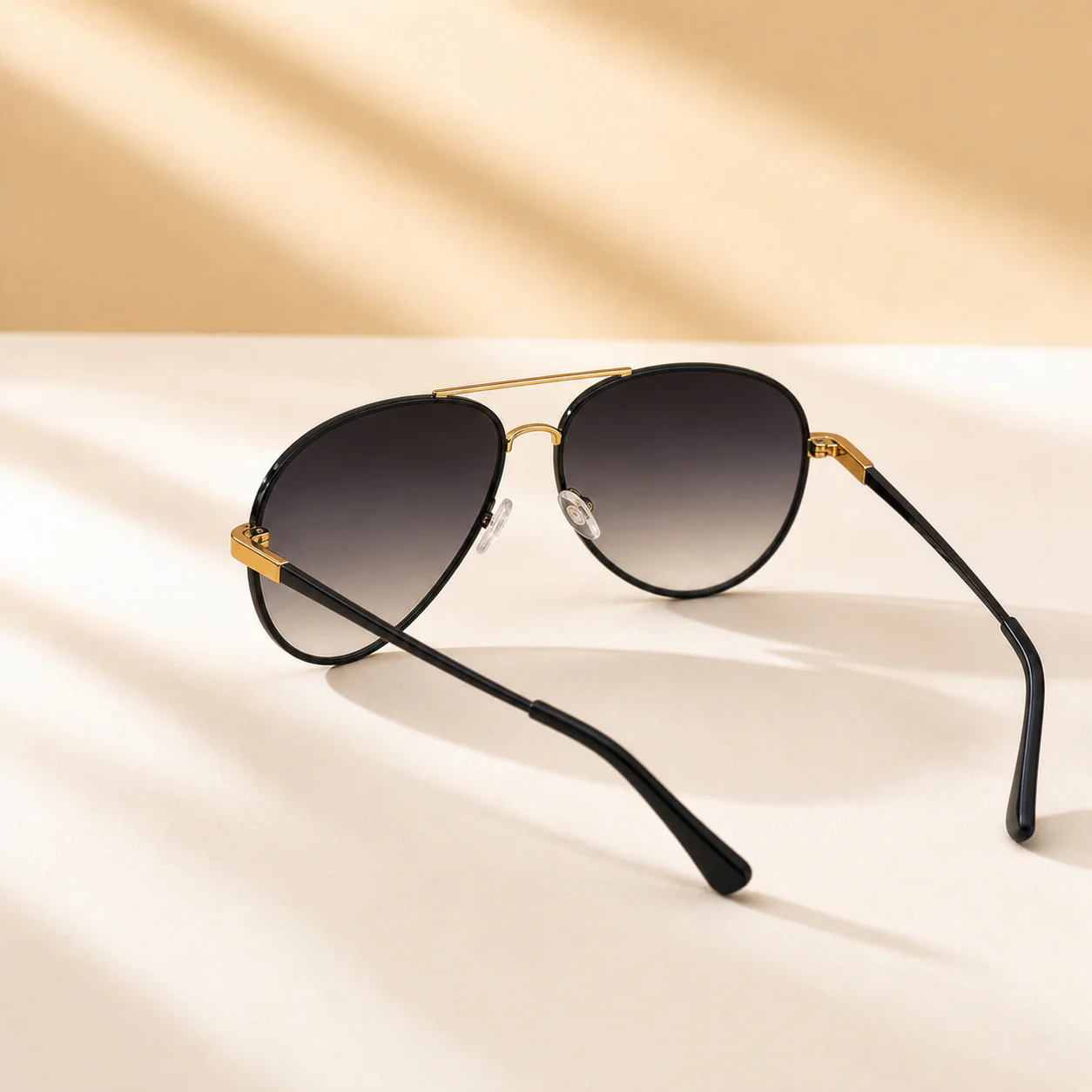 Pier Pilot Sunglasses - Black Gold third detail view