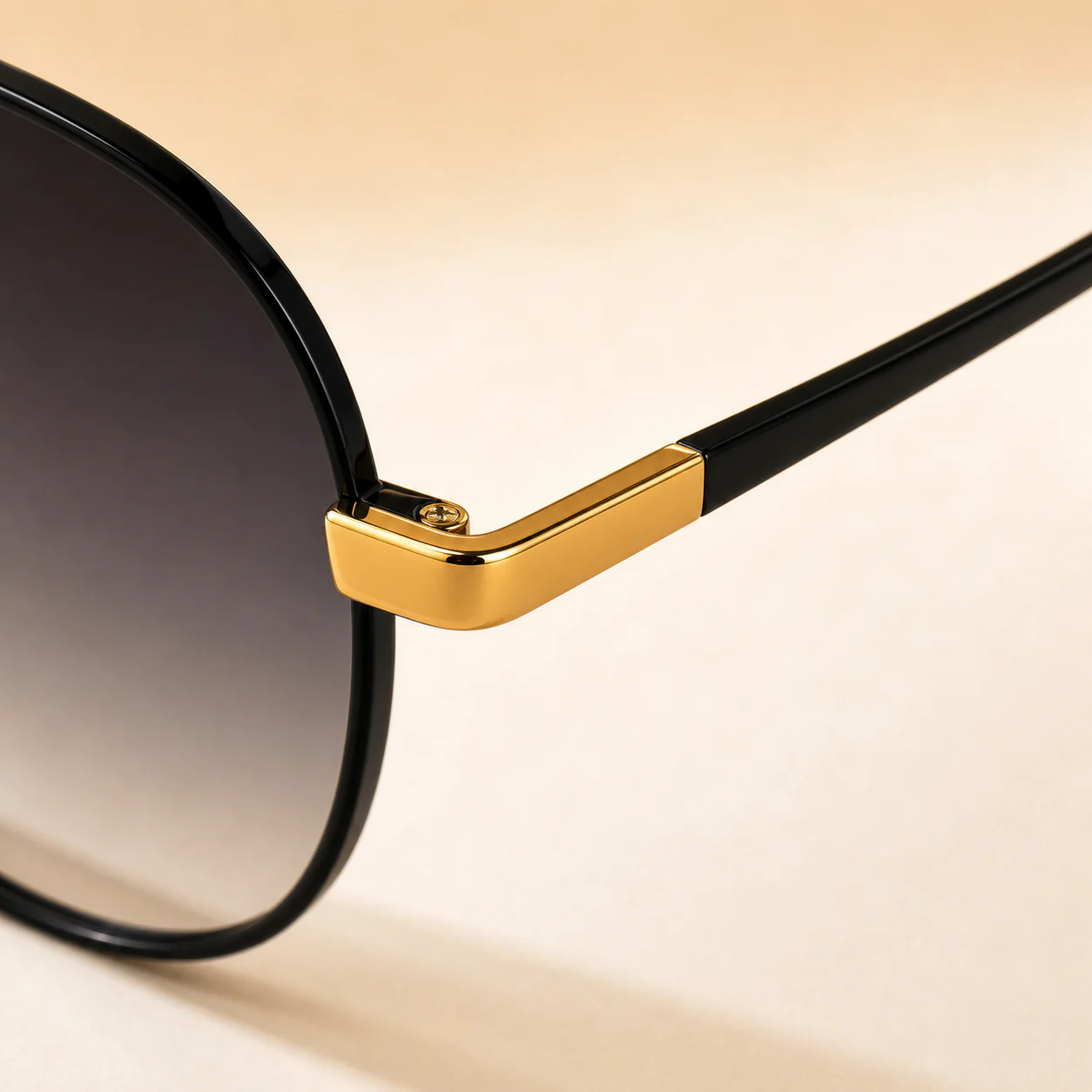 Pier Pilot Sunglasses - Black Gold second detail view