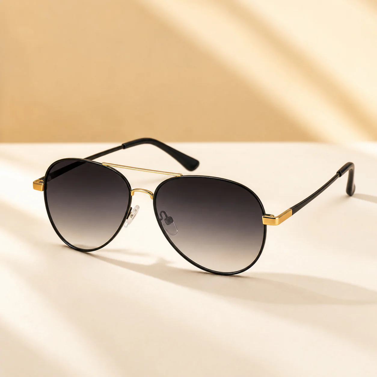 Pier Pilot Sunglasses - Black Gold