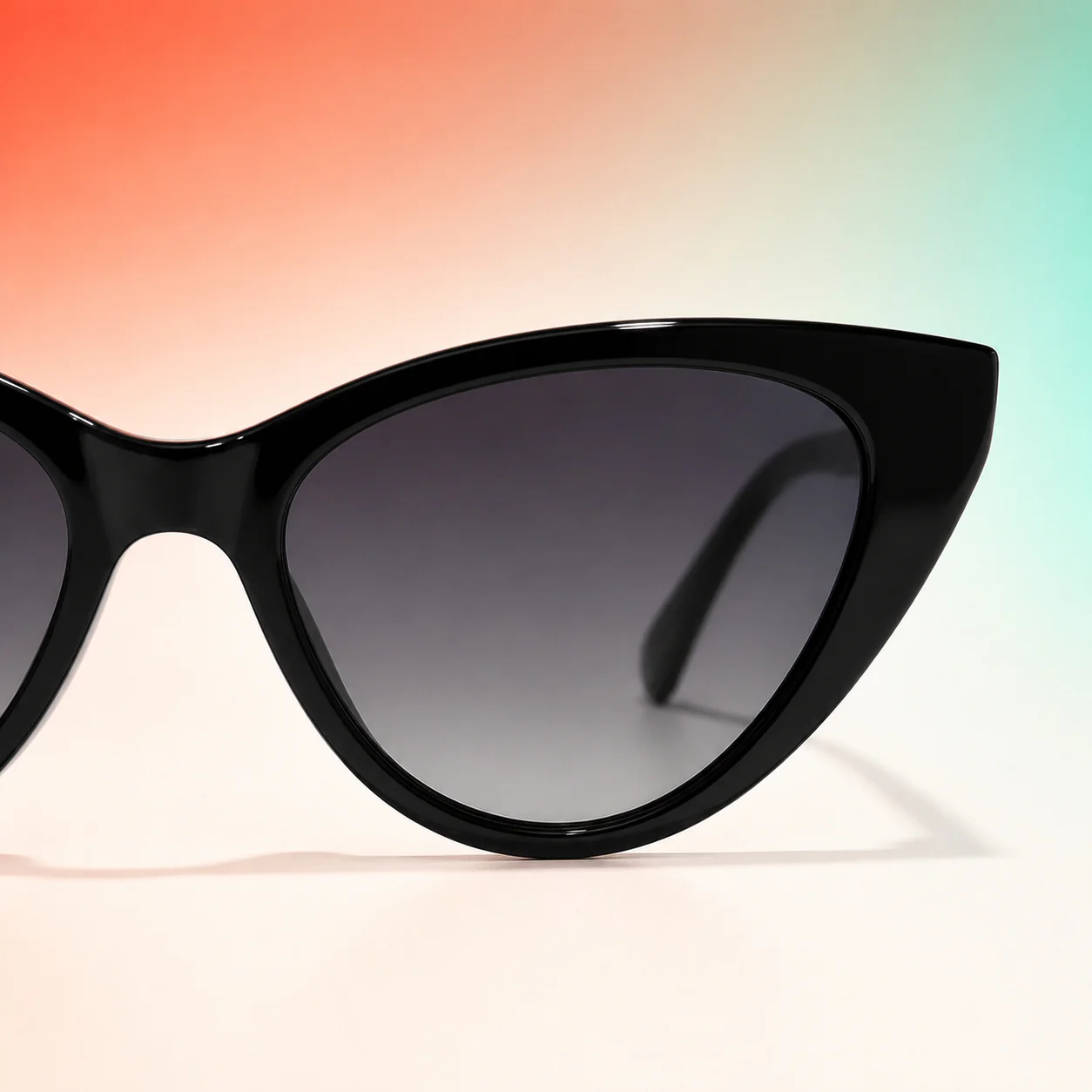 Muse Cat Eye Sunglasses - Black first detail view