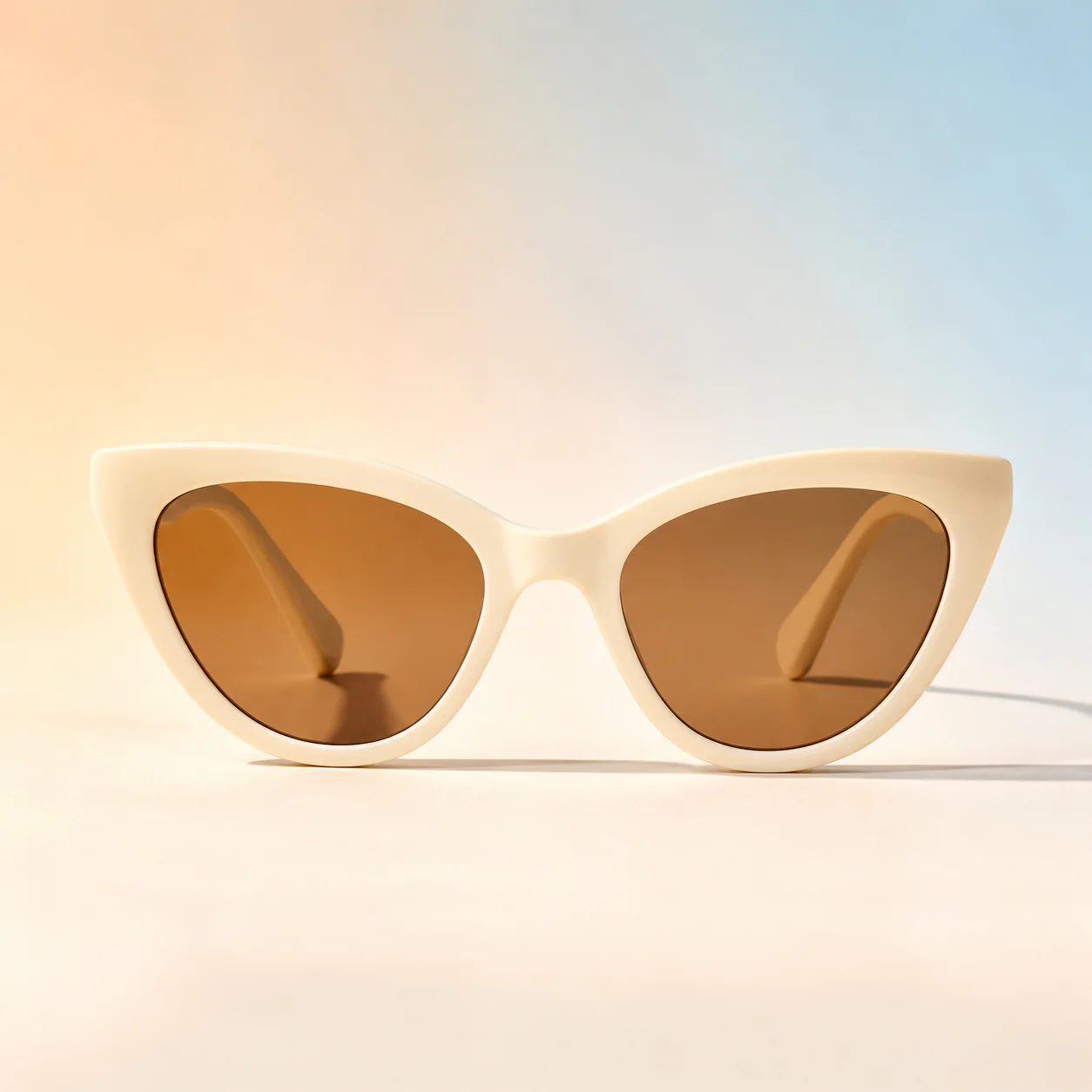 Riviera Cat Eye Sunglasses - Cream