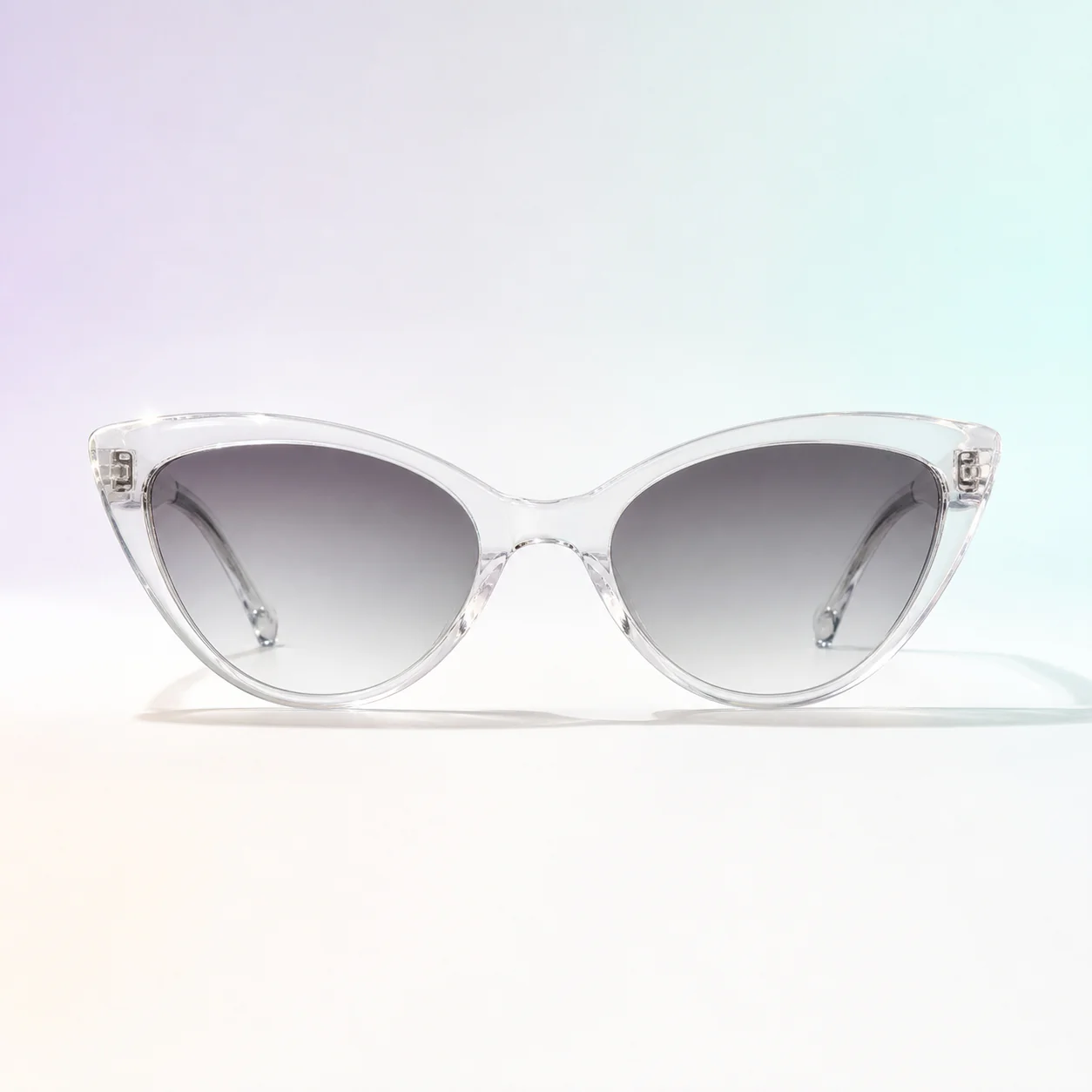Halo Cat Eye Sunglasses - Crystal