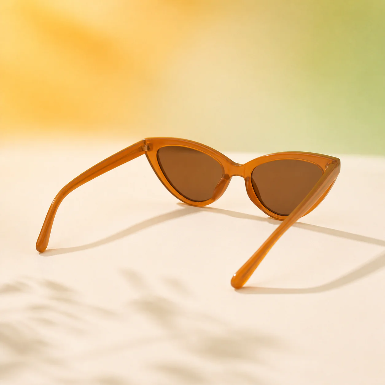 Solstice Cat Eye Sunglasses - Caramel third detail view