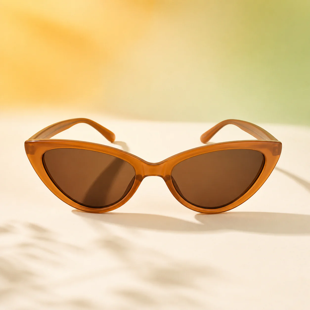 Solstice Cat Eye Sunglasses - Caramel