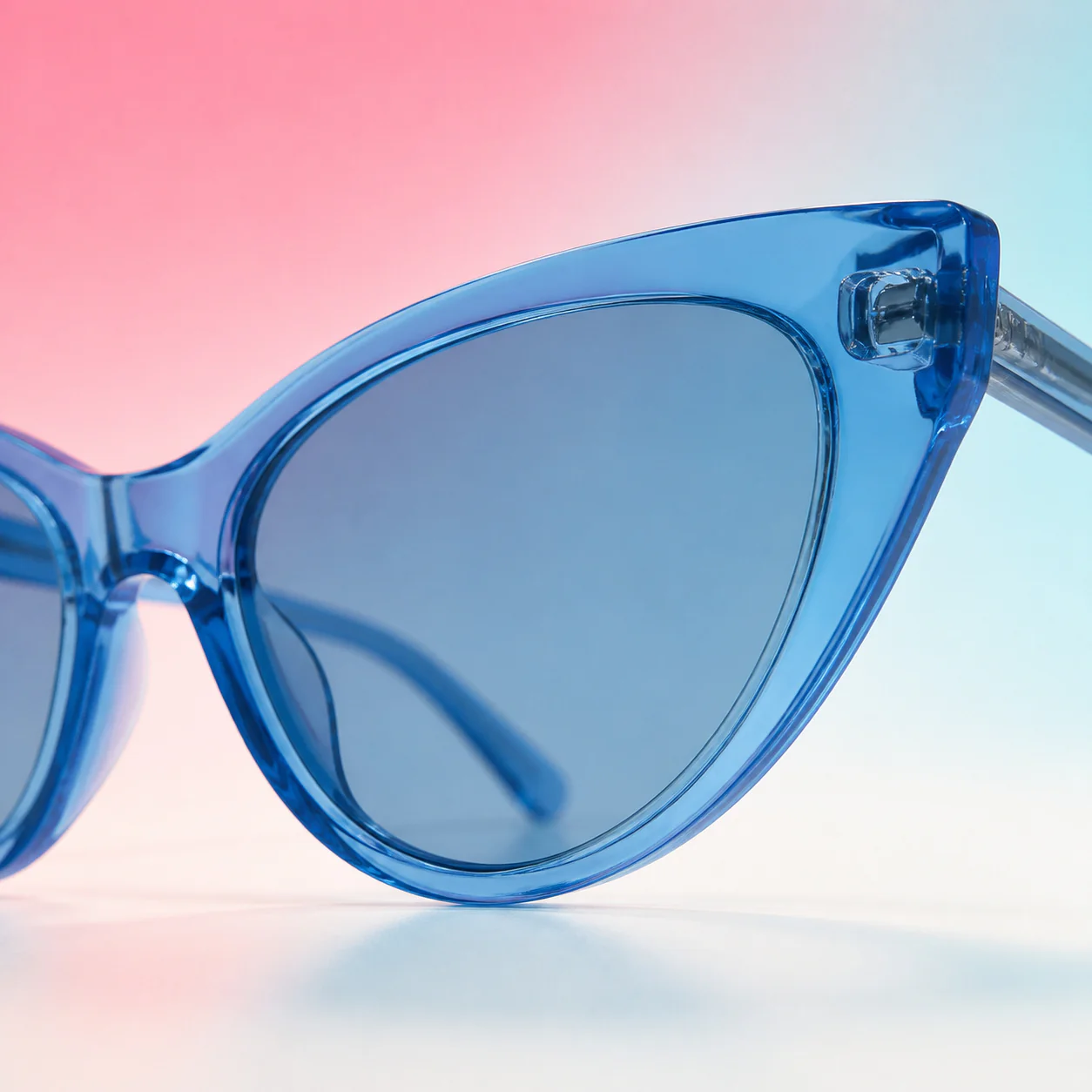 Seabright Cat Eye Sunglasses - Blue Crystal first detail view