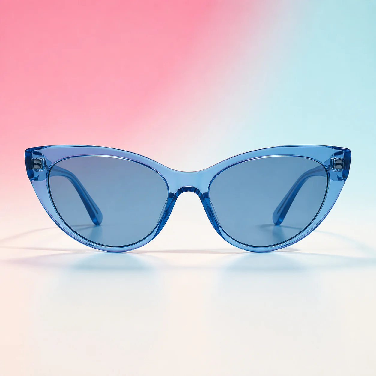Seabright Cat Eye Sunglasses - Blue Crystal