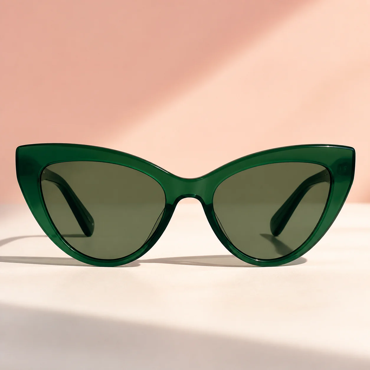 Palma Cat Eye Sunglasses - Green