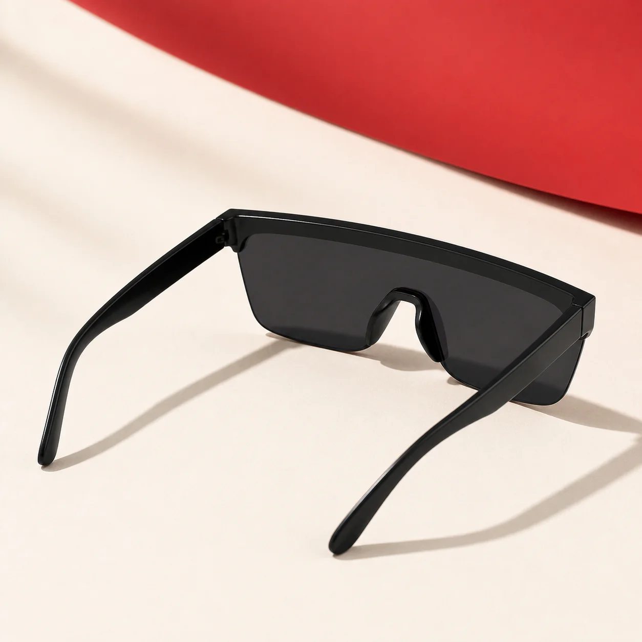 Blackout Shield Sunglasses - Black third detail view