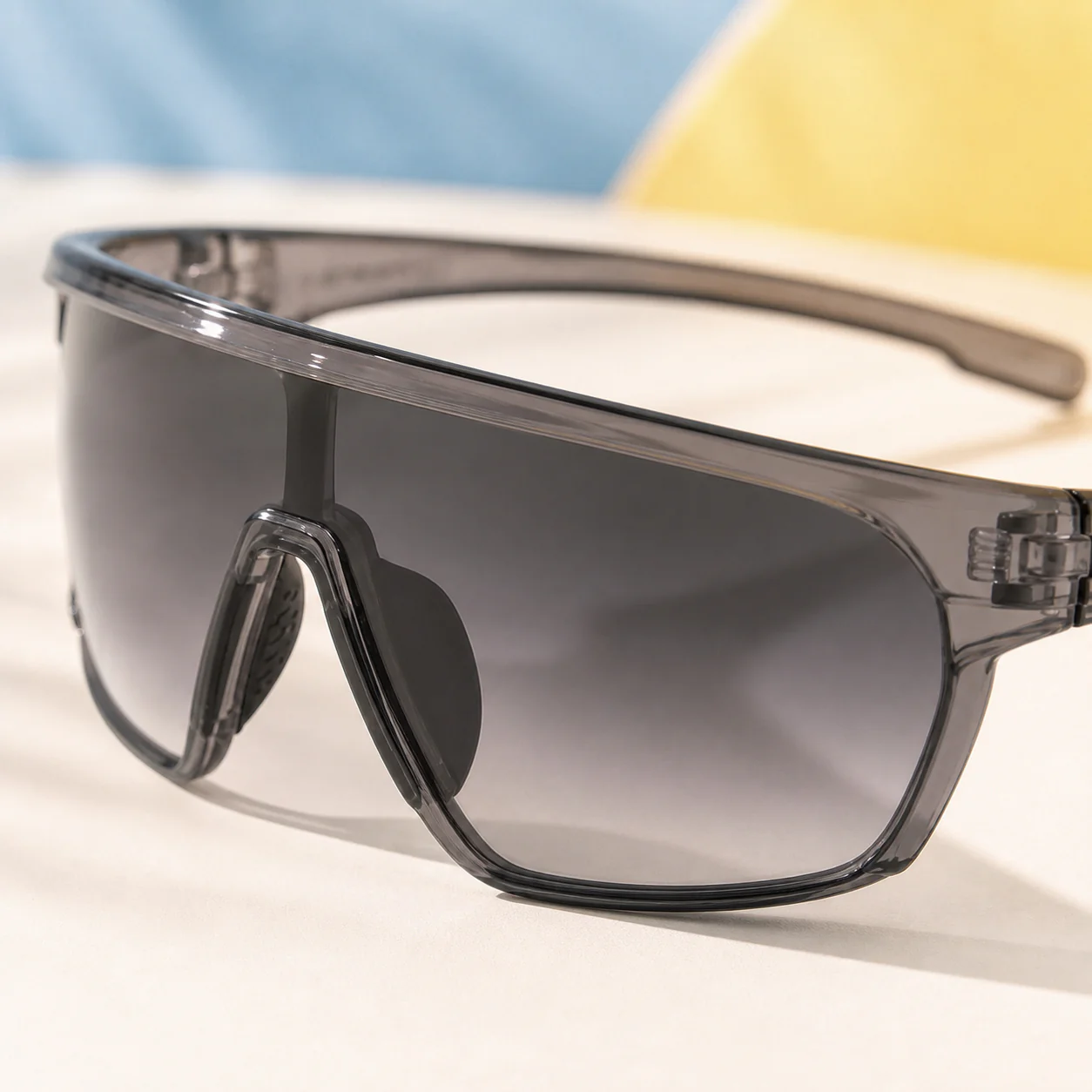 Velocity Wrap Sunglasses - Smoke first detail view