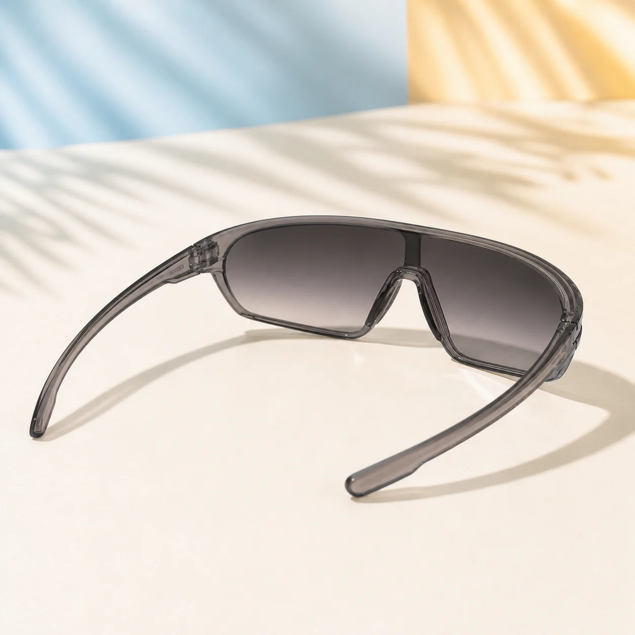 Velocity Wrap Sunglasses - Smoke third detail view