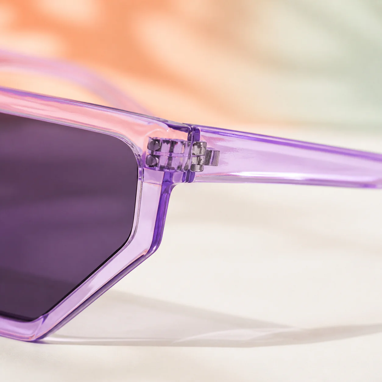 Prism Shield Sunglasses - Lilac second detail view