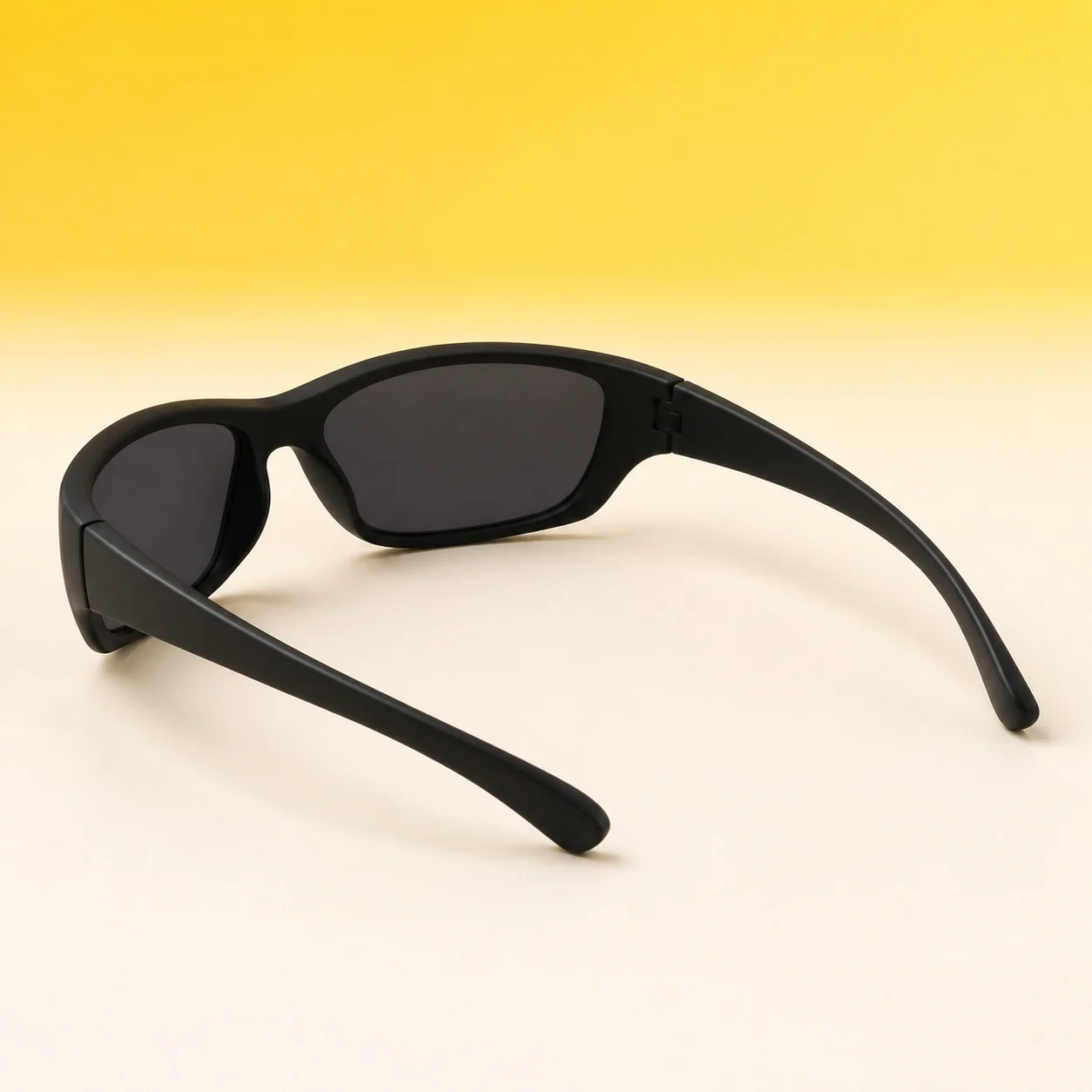 Night Drive Wrap Sunglasses - Onyx third detail view