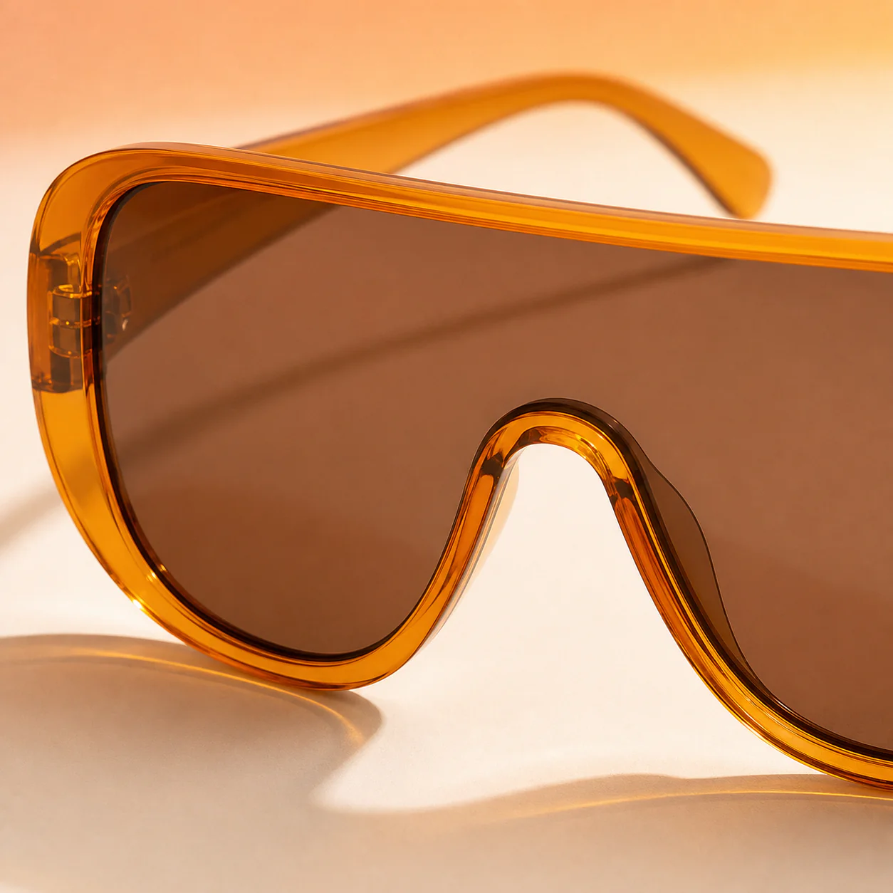 Vista Shield Sunglasses - Amber first detail view