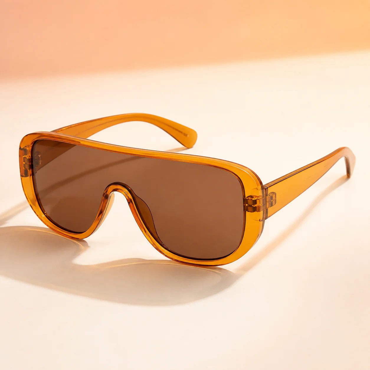 Vista Shield Sunglasses - Amber