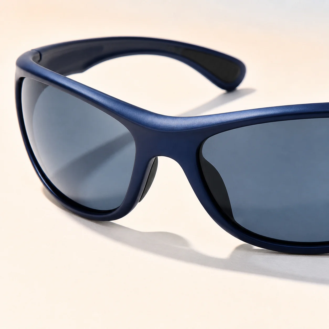 Peak Wrap Sunglasses - Navy first detail view
