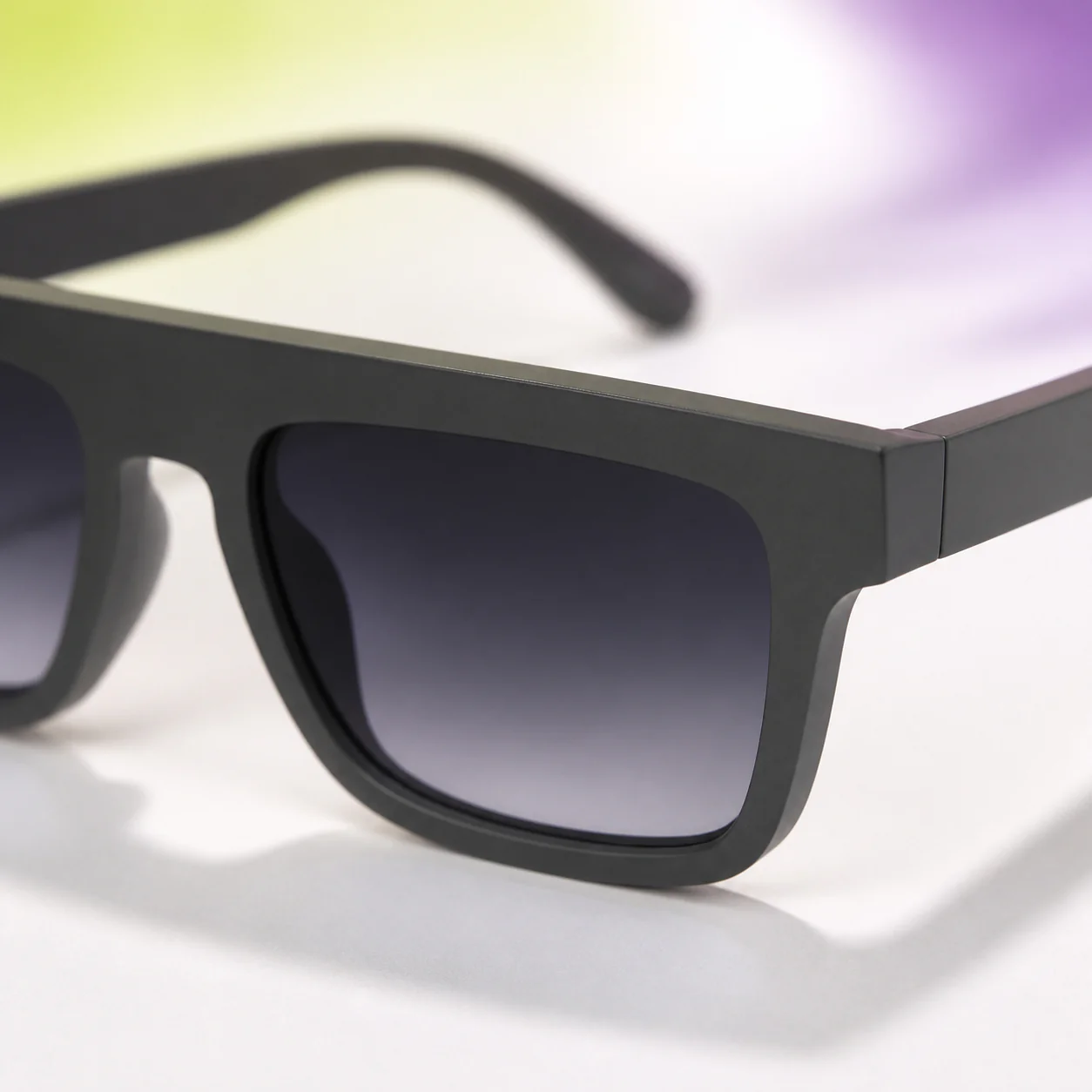 Metro Square Sunglasses - Graphite first detail view