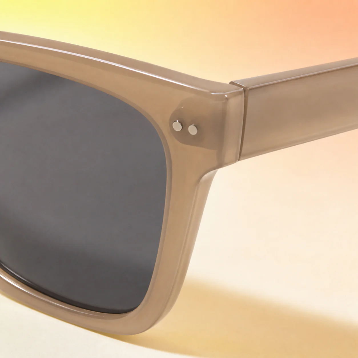 Nomad Square Sunglasses - Taupe second detail view