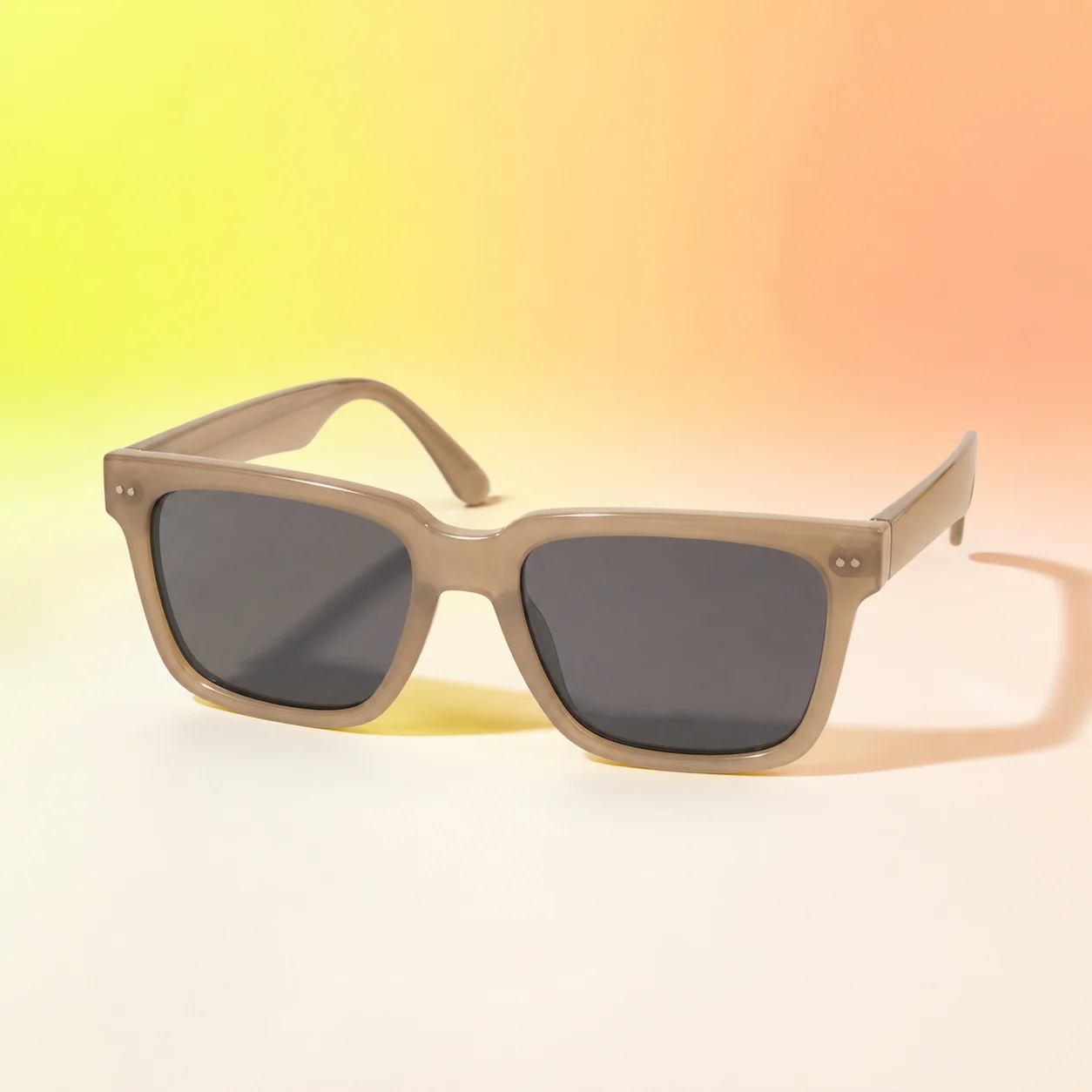 Nomad Square Sunglasses - Taupe